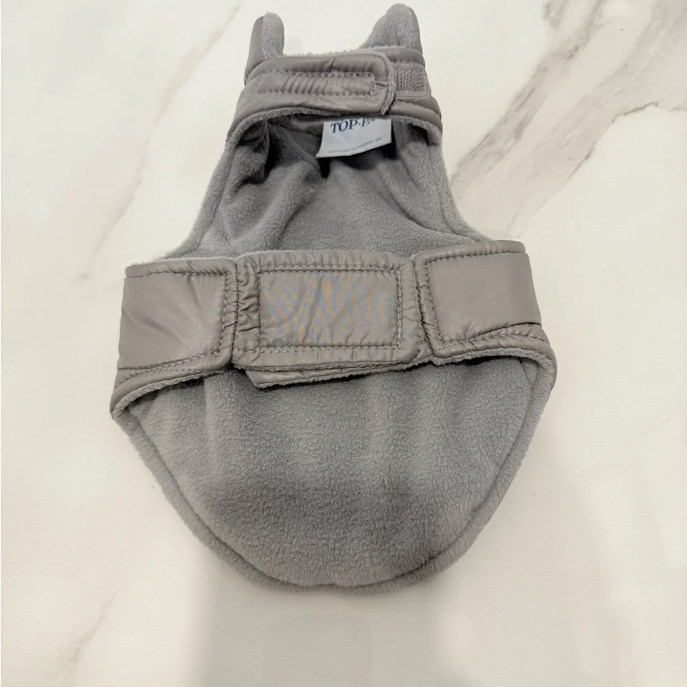 Top Paw Gray‎ Quilted Dog Jacket XXS